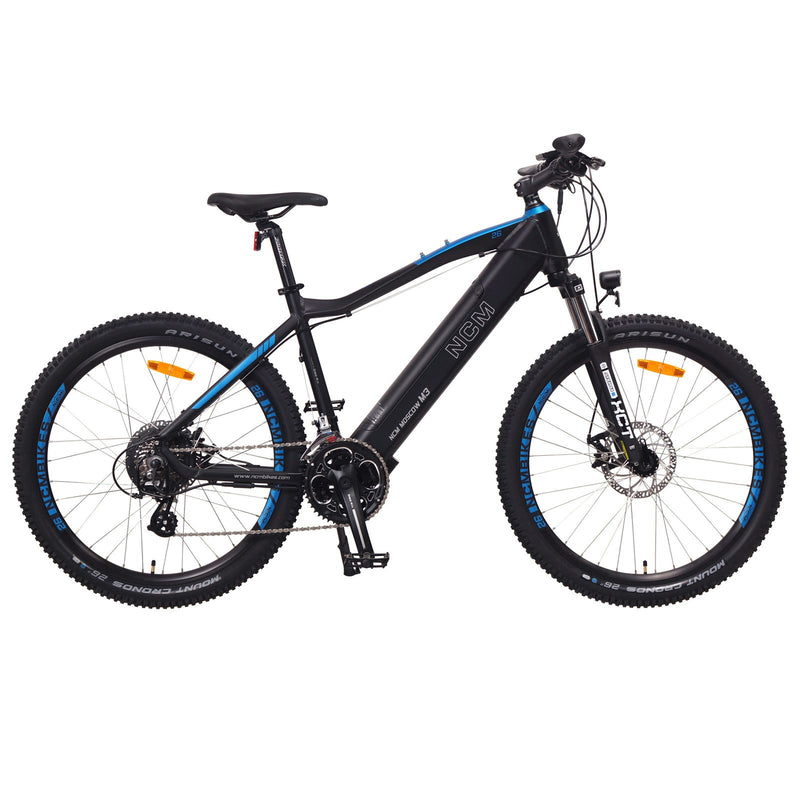 NCM M3 Electric Mountain Bike, E-Bike, 250W-500W, E-MTB, 48V 12Ah, 576Wh Battery