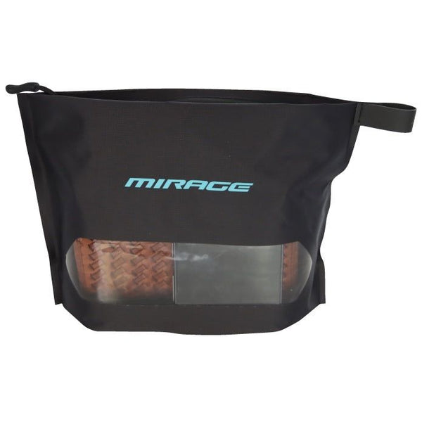 Mirage Clear View 1 Litre Small Water Resistant Gear Zipper Pouch with Window