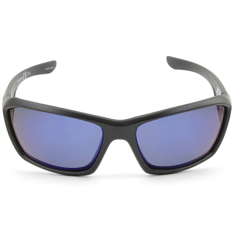 Jetpilot GP1 Matte Black/Blue Mirror Polarised Floating Sunglasses S20996