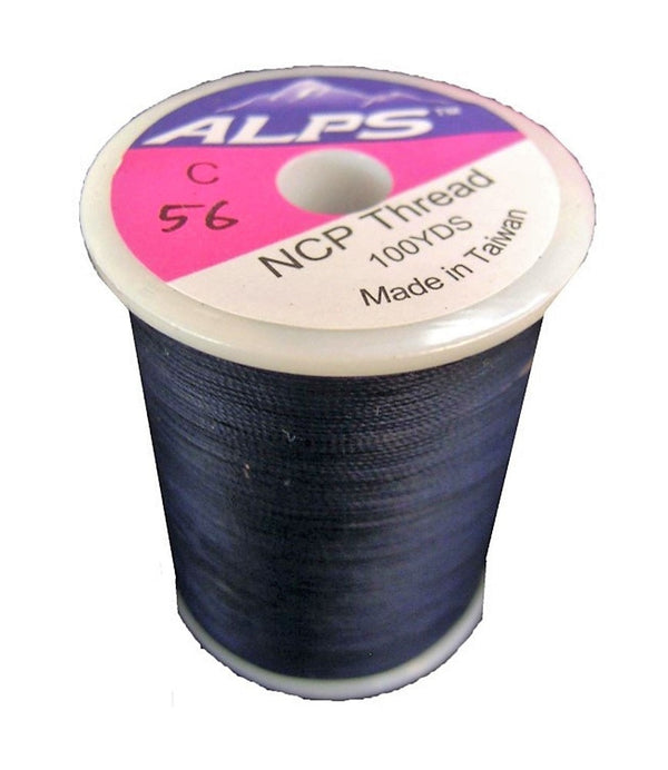 Alps 100yds of Deep Blue Rod Wrapping Thread - Size C (0.2mm) Rod Binding Cotton