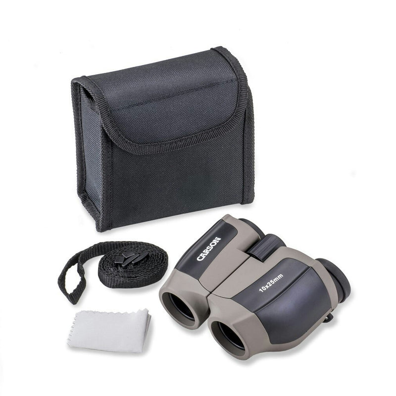 Carson JD-025 ScoutPlus Series 10x25mm Compact and Lightweight Binoculars