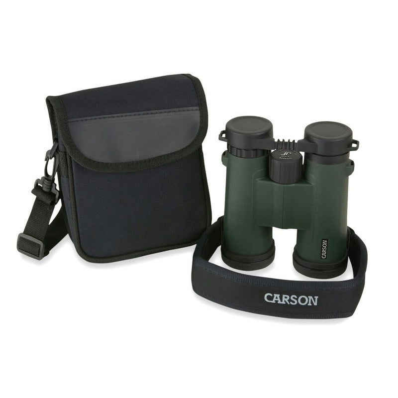 Carson JR-842 JR Series 8x42mm Full Size, Waterproof Prism Binoculars