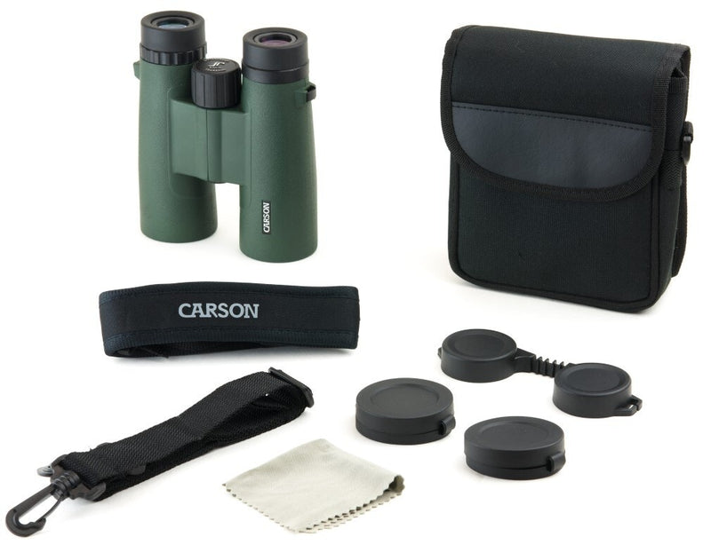 Carson JR-842 JR Series 8x42mm Full Size, Waterproof Prism Binoculars