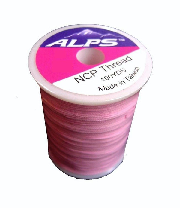 Alps 100yds of Light Pink Rod Wrapping Thread - Size A (0.15mm) Rod Binding Cotton