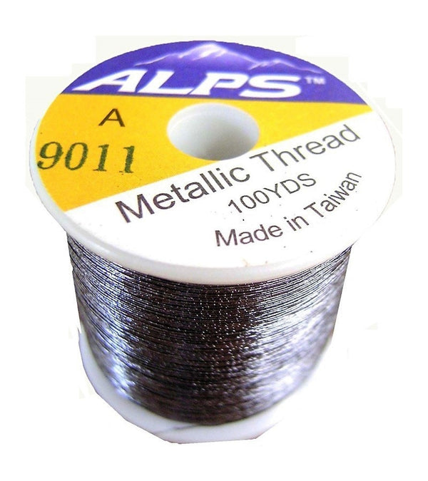 Alps 100yds of Metallic Grey Rod Wrapping Thread-Size A (0.15mm) Thread