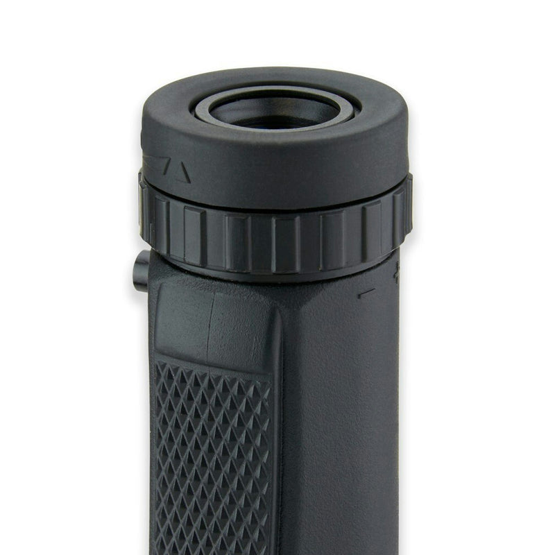 Carson WM-025 BlackWave 10x25mm Waterproof Monocular with Pouch and Lens Cloth