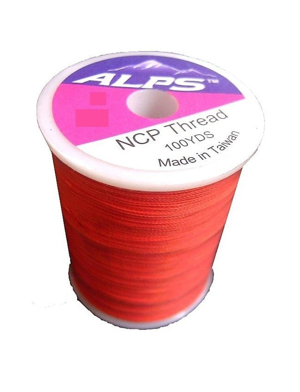 Alps 100yds of Brown/Orange Rod Wrapping Thread - Size A (0.15mm) Rod Binding Cotton