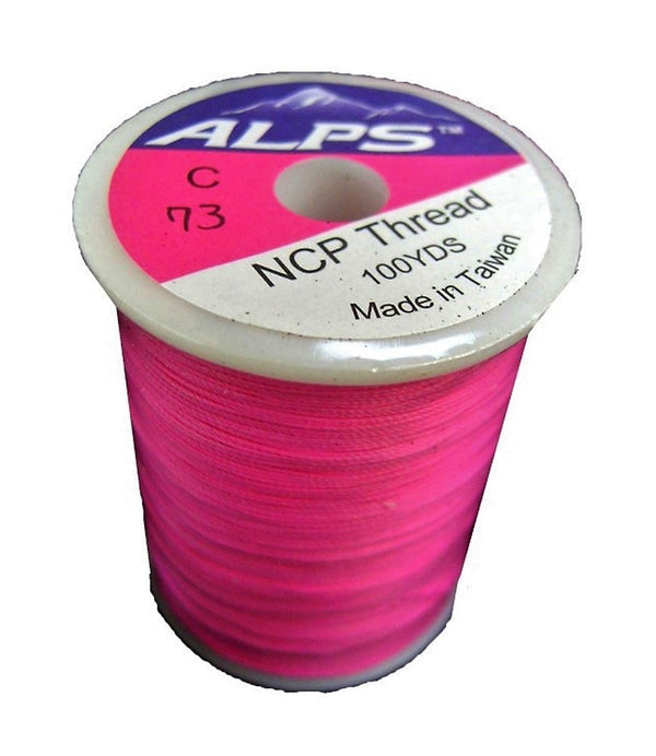 Alps 100yds of Pink Rod Wrapping Thread - Size C (0.2mm) Rod Binding Cotton