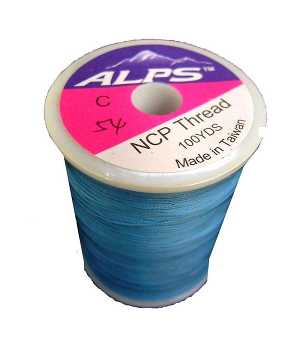 Alps 100yds of Sky Blue Rod Wrapping Thread - Size C (0.2mm) Rod Binding Cotton