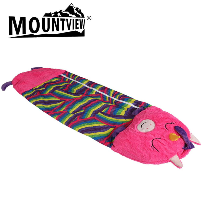 Mountview Sleeping Bag Child Pillow Stuffed Toy Kids Bags Gift Unicorn 180cm L