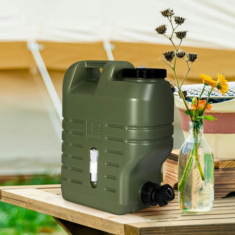 Mountview Water Container Jerry Can Bucket Camping Outdoor Storage Barrel 12L