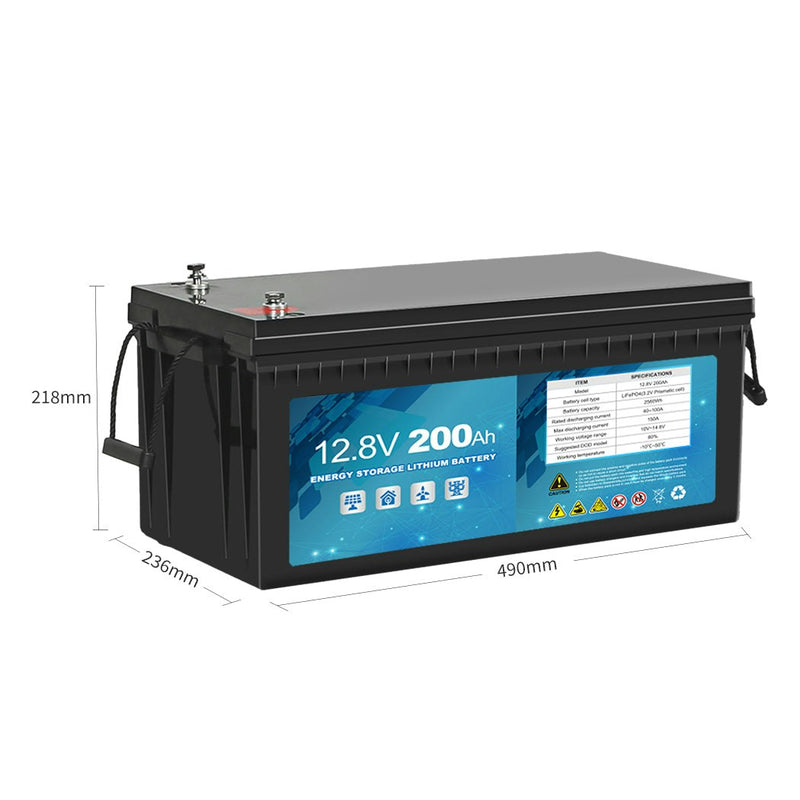 Galvan 12V Lithium Iron LiFePO4 Battery 200AH Deep Cycle Rechargeable 2000 Times