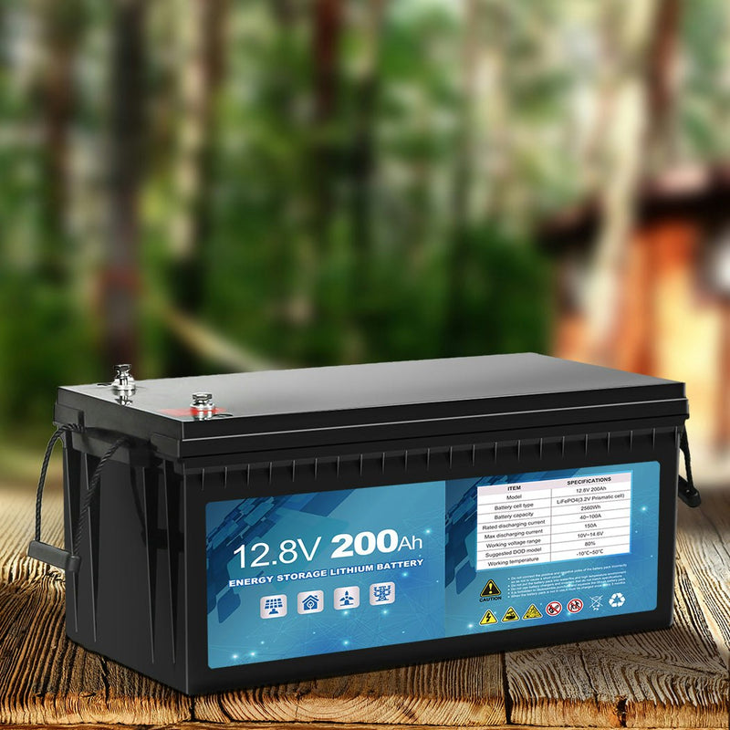 Galvan 12V Lithium Iron LiFePO4 Battery 200AH Deep Cycle Rechargeable 2000 Times