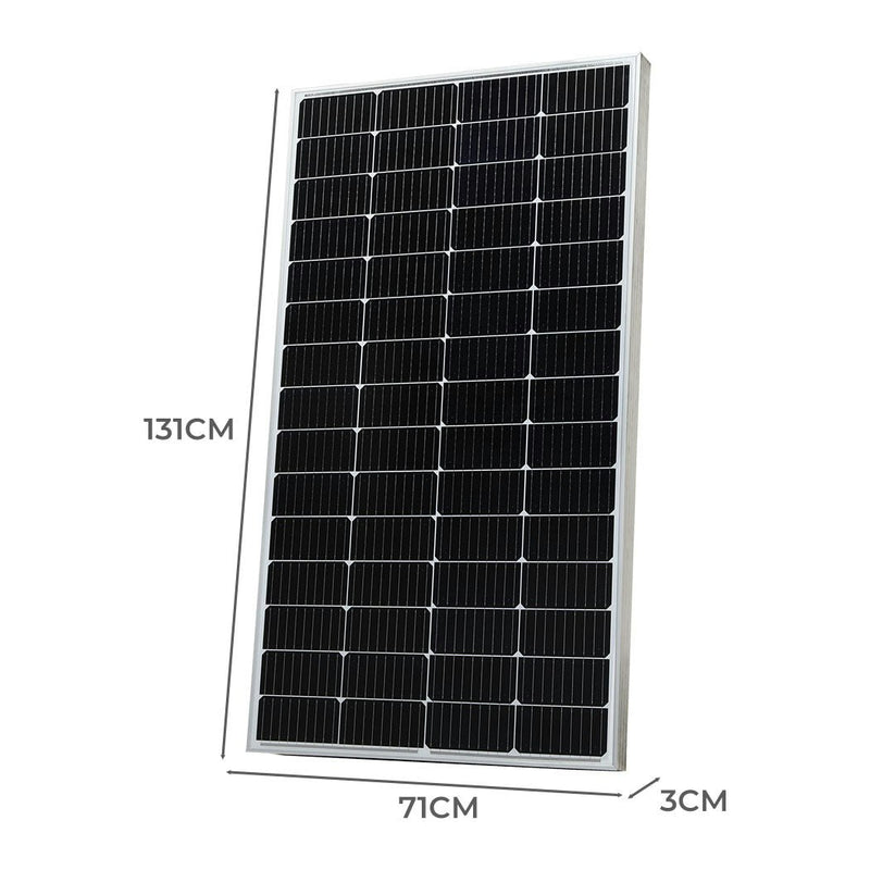 Traderight Group  12V 350W Solar Panel Kit Mono Caravan Camping Power Controller Charging USB Home