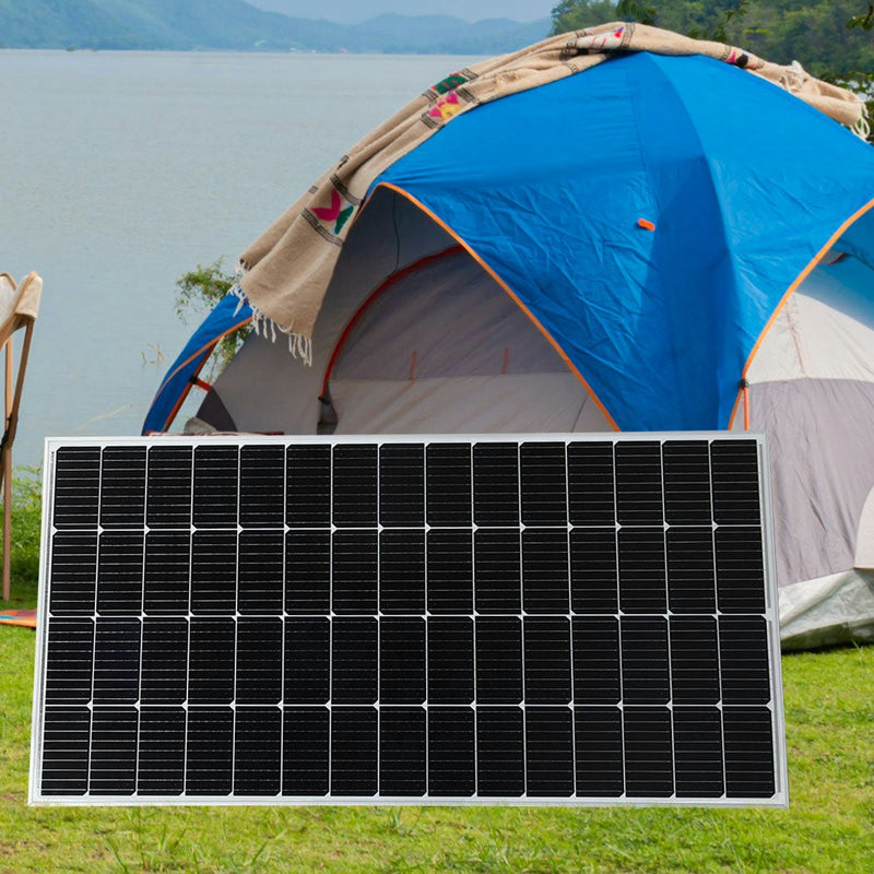 Traderight Group  12V 350W Solar Panel Kit Mono Caravan Camping Power Controller Charging USB Home