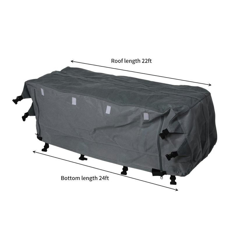 Traderight Group  Caravan Cover Campervan Van 4 Layer Heavy Duty 22-24FT UV Carry Bag Covers