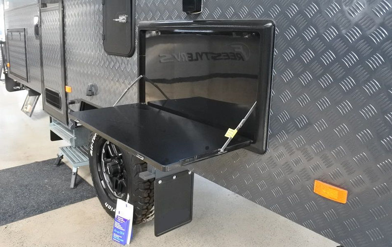 Ranger Black Picnic Table - Smooth Finish