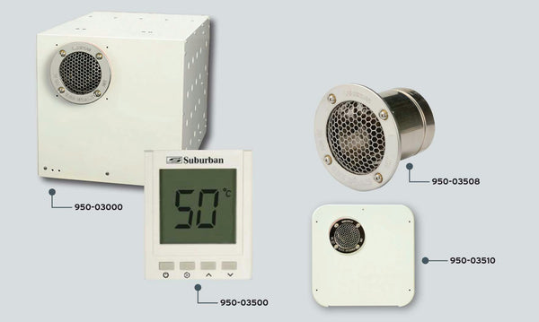Suburban Nautilus IW60A On Demand Water Heater (White) - Complete Kit