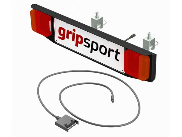 Gripsport Bike Rack Light & Number Plate - GS4 & Van-Rack Mount