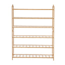 Levede Bamboo Shoe Rack Storage Wooden Organizer Shelf Stand 5 Tiers Layers 70cm