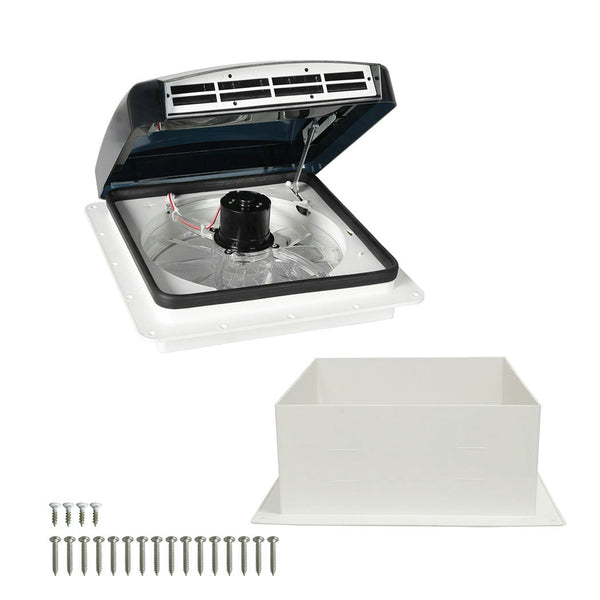Manan Caravan Air Vent 12V Shower Kithcen Roof Hatch with Fan All Weather Use