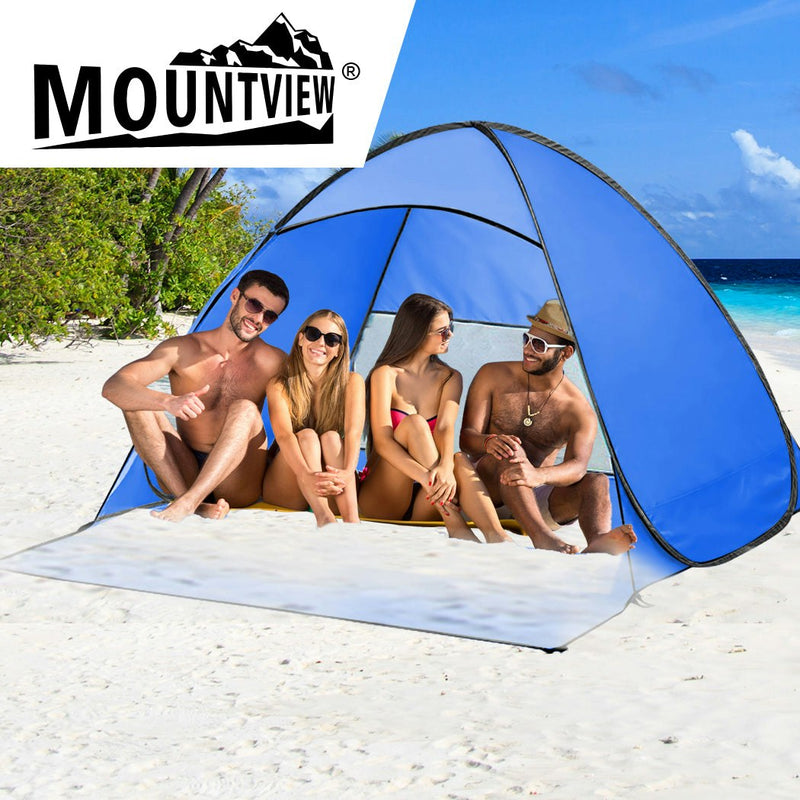 Mountview Pop Up Beach Tent Caming Portable Shelter Shade 4 Person Tents Fish