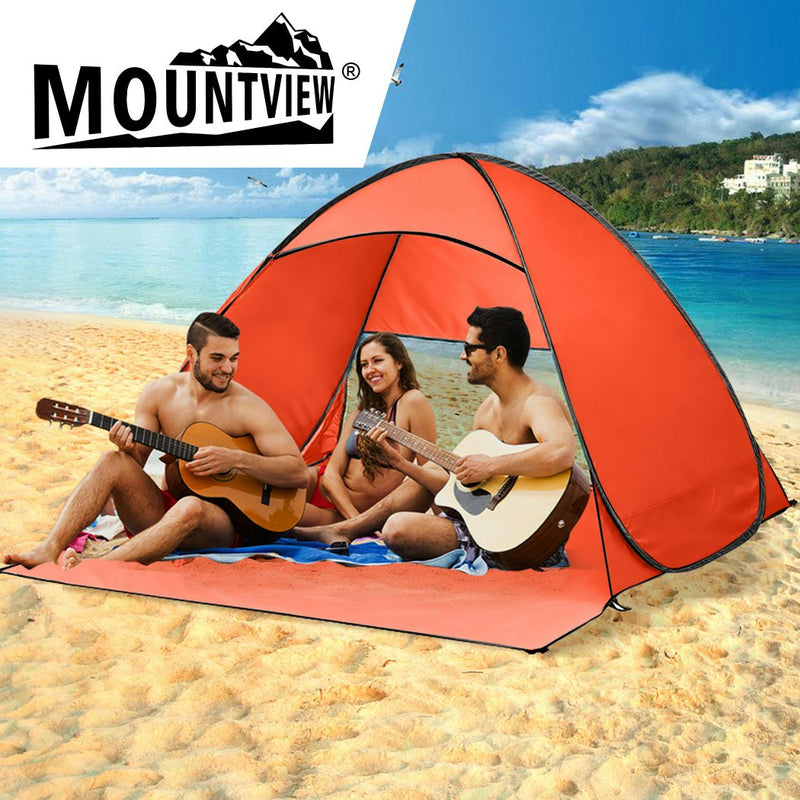 Mountview Pop Up Beach Tent Caming Portable Shelter Shade 2 Person Tents Fish