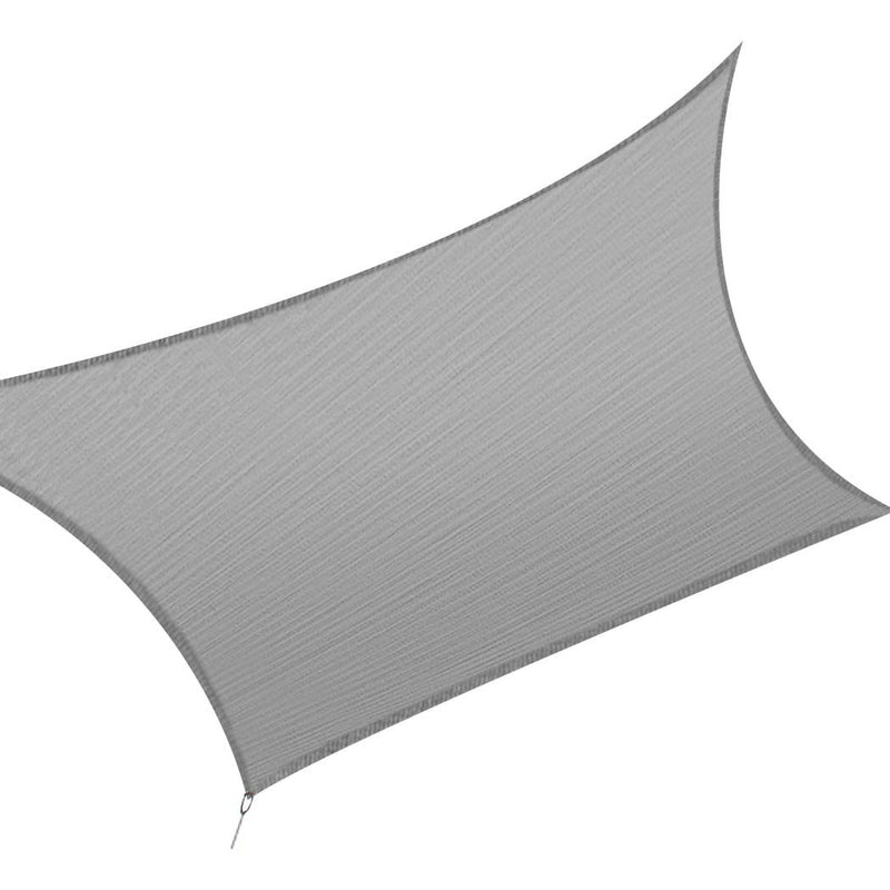 Mountview Sun Shade Sail Cloth Canopy Outdoor Awning Rectangle Charcoal 5x3M