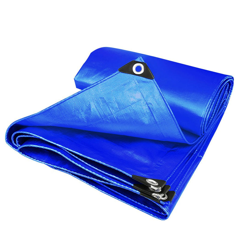 Manan Heavy Duty Tarp Tarpaulin 200GSM Camping Tent Cover Waterproof 3.65x7.3m