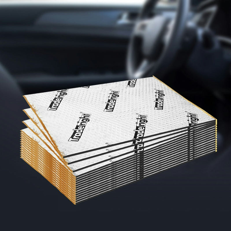 Manan Sound Deadener Butyl Rubber Car Heat Shield Noise Insulation Mat 20pcs