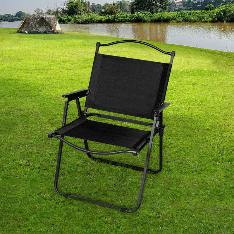 Levede 4PCS Camping Chair Folding Portable Beach Picnic Chairs Lightweight