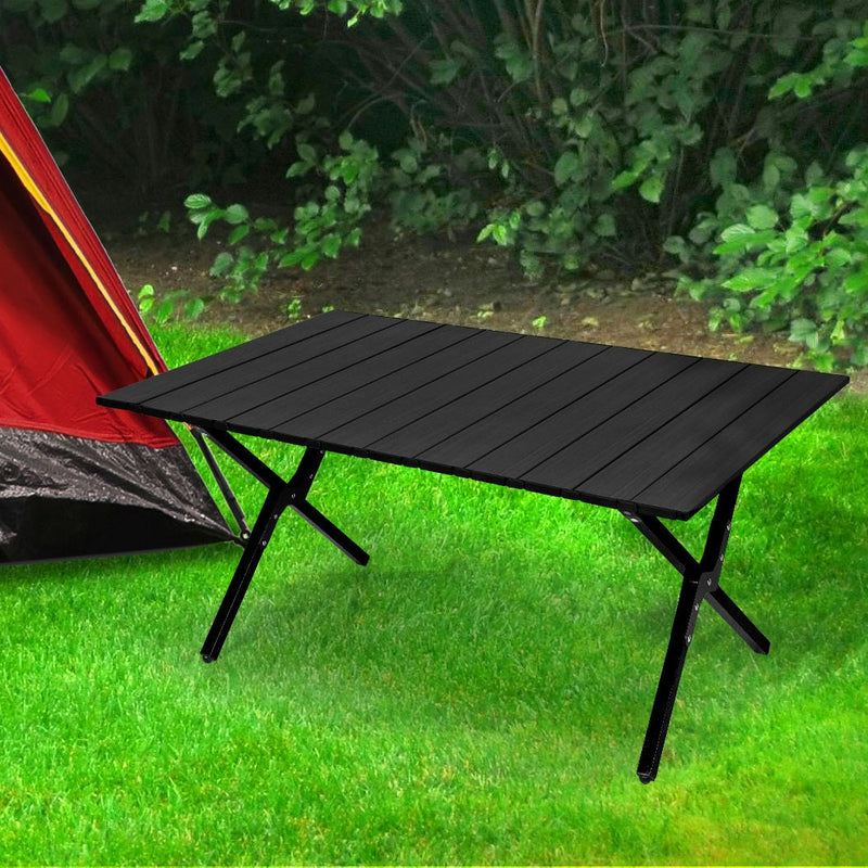 Levede Folding Camping Table Portable Picnic Desk Garden BBQ Outdoor Storage Bag