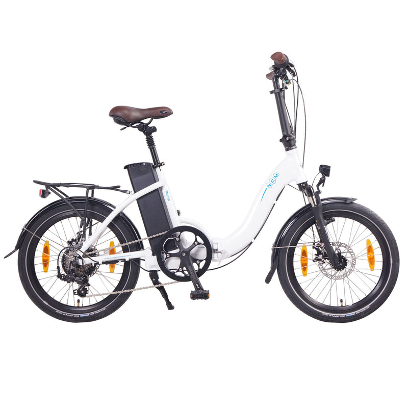 NCM Paris Folding E-Bike 250W-350W, 36V 15Ah 540Wh Battery, Size 20"