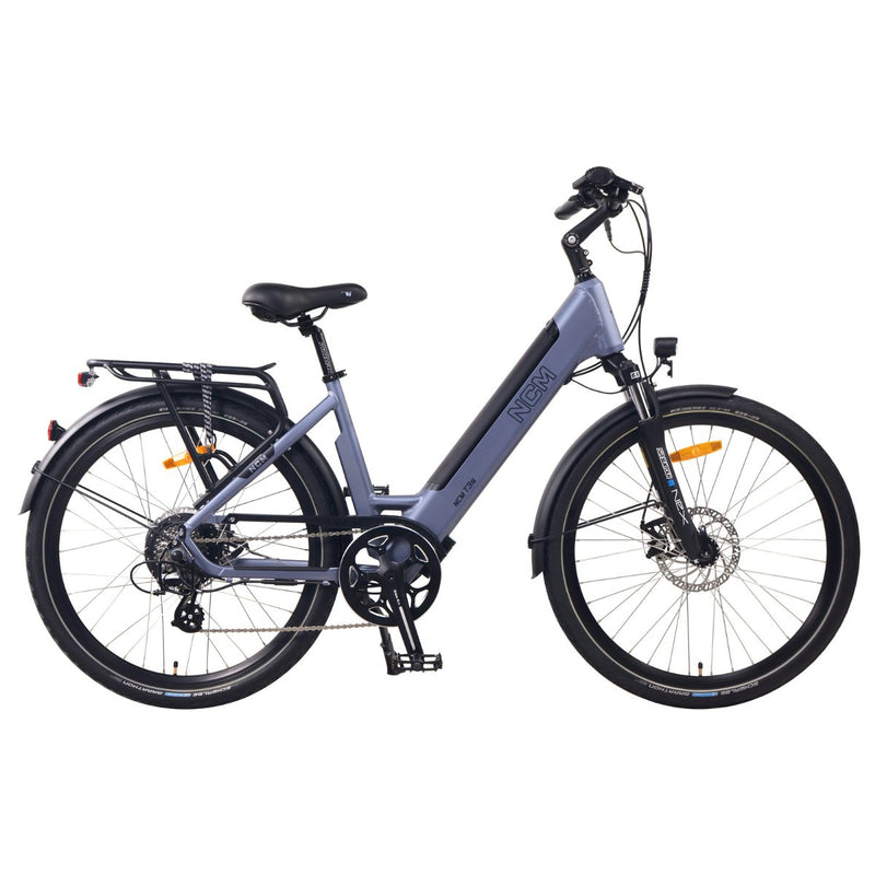 NCM T3S Step-Thru Trekking E-Bike, City Electric Bike, 250W-500W, 48V 12Ah 576Wh Battery