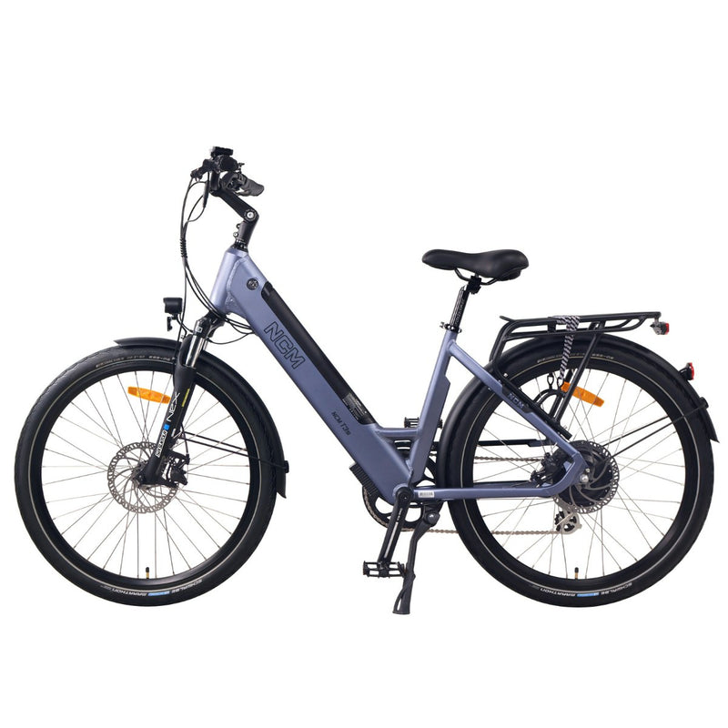 NCM T3S Step-Thru Trekking E-Bike, City Electric Bike, 250W-500W, 48V 12Ah 576Wh Battery