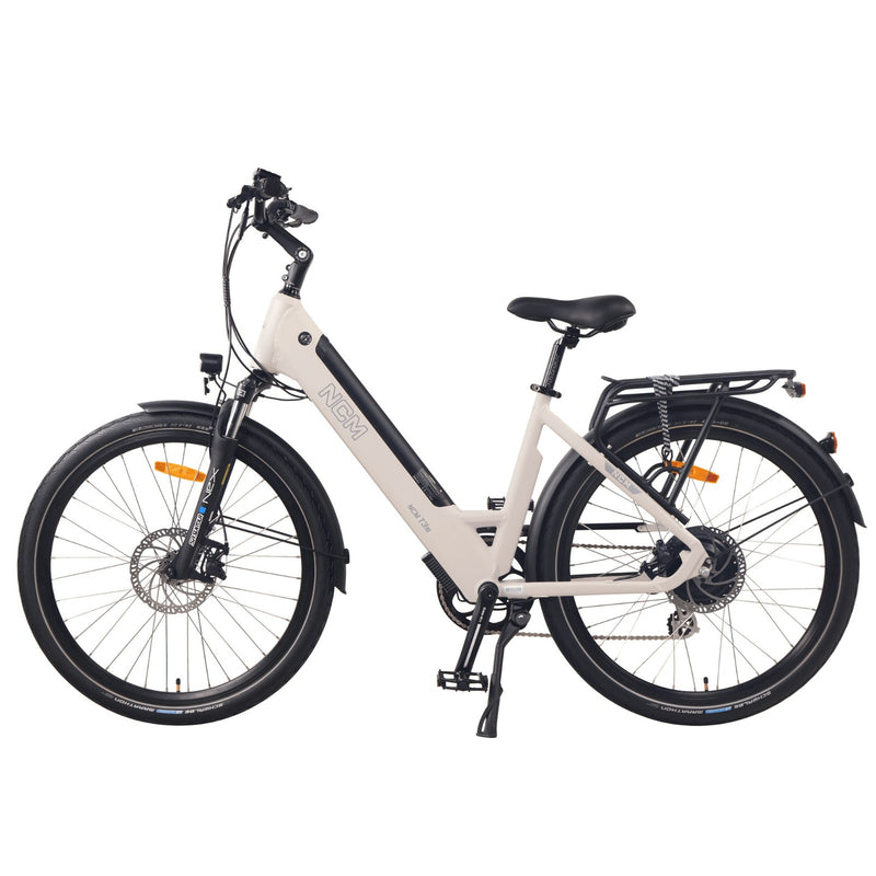 NCM T3S Step-Thru Trekking E-Bike, City Electric Bike, 250W-500W, 48V 12Ah 576Wh Battery