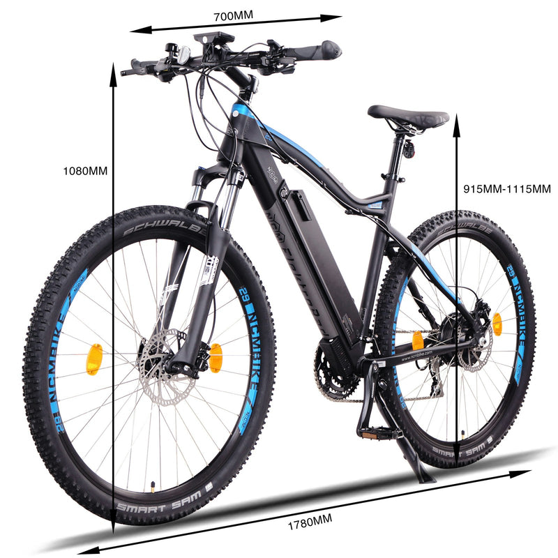 NCM Moscow Plus Electric Mountain Bike,E-Bike, 250W-500W, E-MTB, 48V 16Ah 768Wh