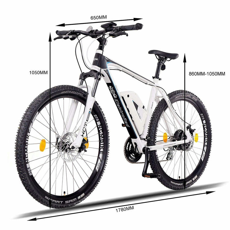 NCM Prague Electric Mountain Bike, E-Bike, E-MTB, 250W-500W, 36V 13Ah 468Wh Battery