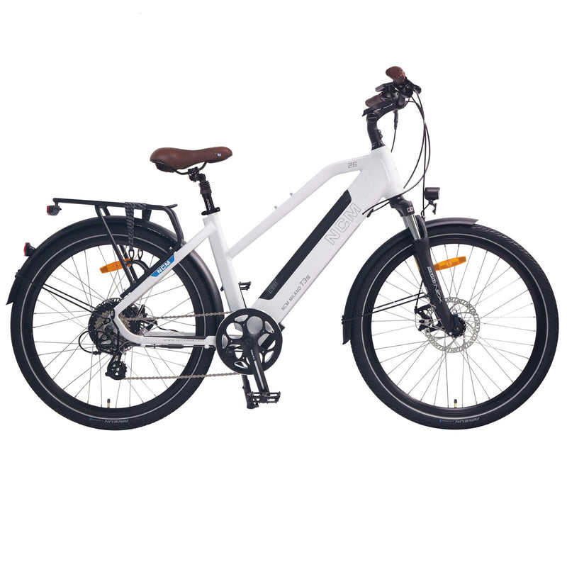 NCM T3S Step-Thru Trekking E-Bike, City Electric Bike, 250W-500W, 48V 12Ah 576Wh Battery