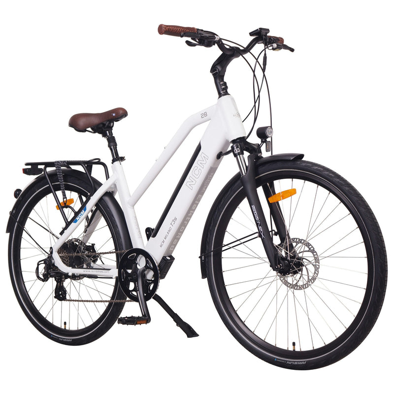 NCM T3S Step-Thru Trekking E-Bike, City Electric Bike, 250W-500W, 48V 12Ah 576Wh Battery