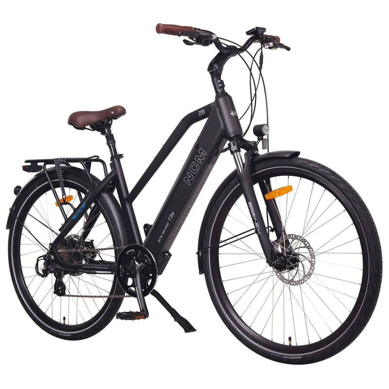 NCM T3S Step-Thru Trekking E-Bike, City Electric Bike, 250W-500W, 48V 12Ah 576Wh Battery