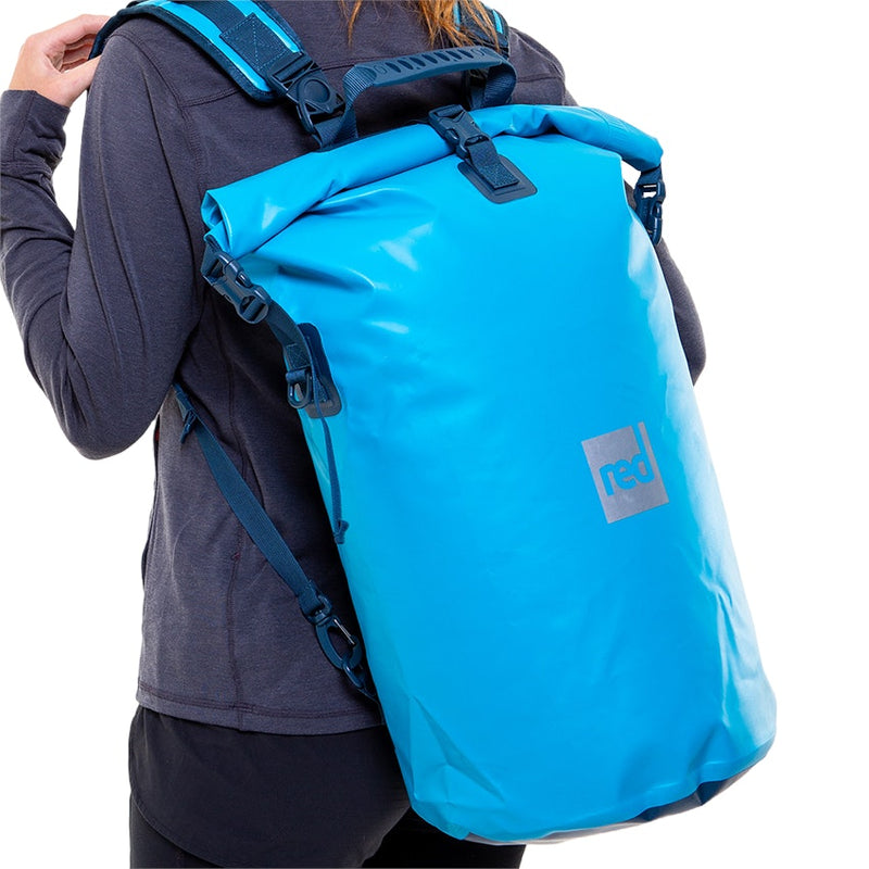 Waterproof Roll Top Dry Bag Backpack - Ride Blue