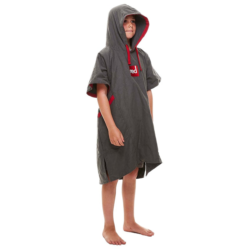 Kid's Quick Dry Microfibre Changing Robe - Grey