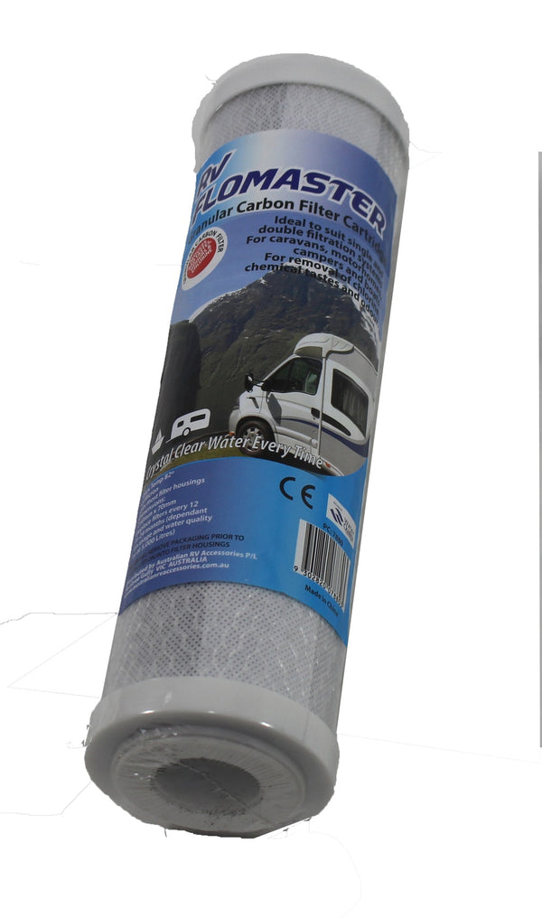 RV Flowmaster Granular Carbon Water Filter - Charcoal Cartridge&nbsp;