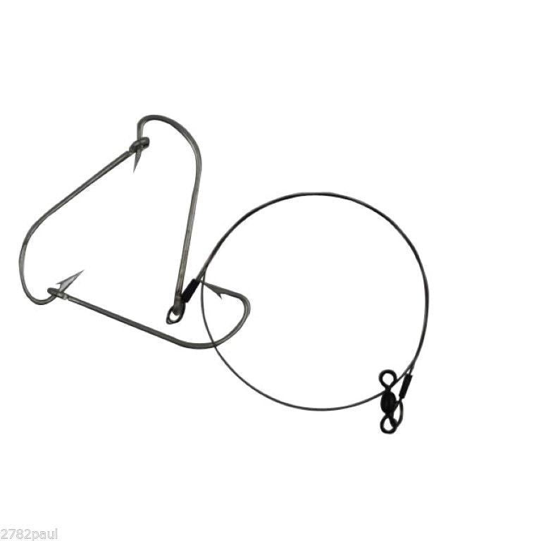 Wilson  Mackerel Fishing Rig 3x4/0 Hook-Setup - 30lb Multi Strand Wire