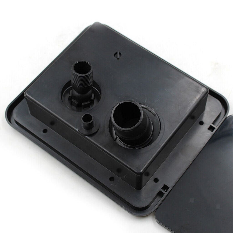 RV Flomaster Gravity/City Water Inlet Hatch - Black