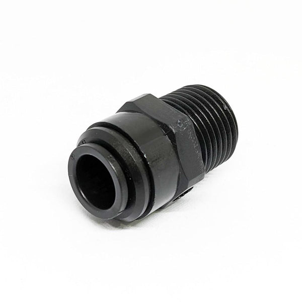 John Guest Straight 12mm x 1/2 BSPT Male Adapter - PM011204E