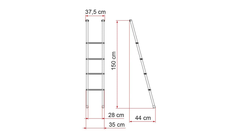 Fiamma Deluxe 4R Ladder