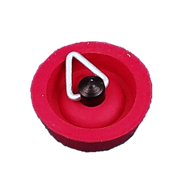 Rubber Sink Plug - 25mm Red