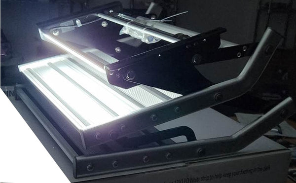 Australian RV Double Folding Manual Step with LED Light